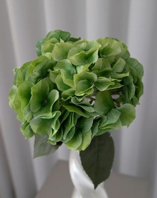 Artificial Lifelike Hydrangea Green Bloo