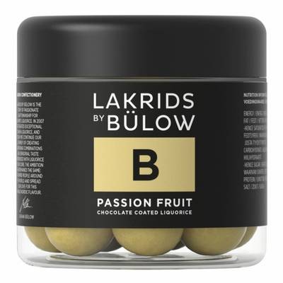 B  PASSION FRUIT CHOCOLATE COATED LIQUORICE