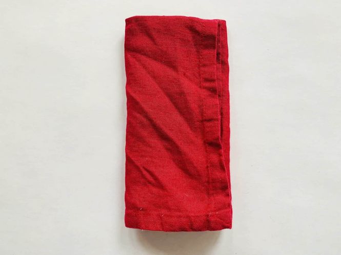 Hovedbilde Serviett Lin 45×45 Cm Rød