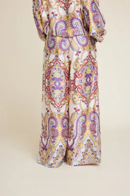 Fawcett Print Trousers