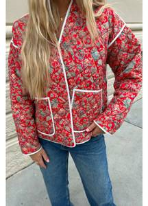 Bilde av Saga Jacket - Red Wild Flower